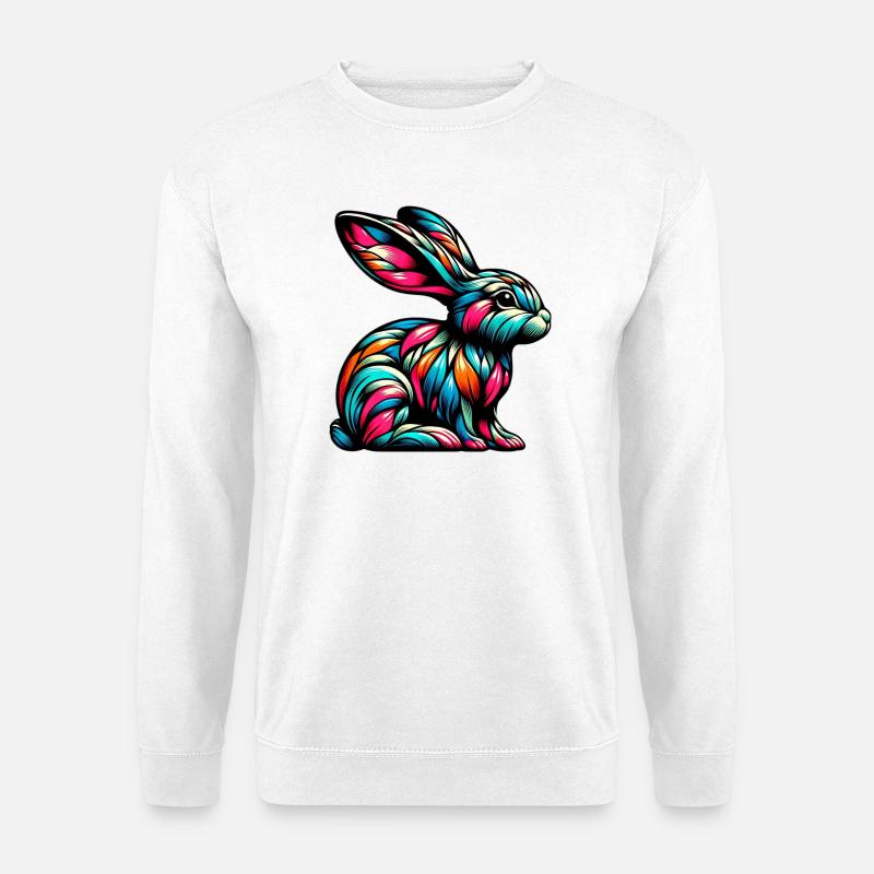 Rabbit - Unisex Sweatshirt - white
