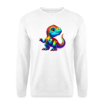 Dinosaurier - Unisex Pullover - Weiß - Vorne