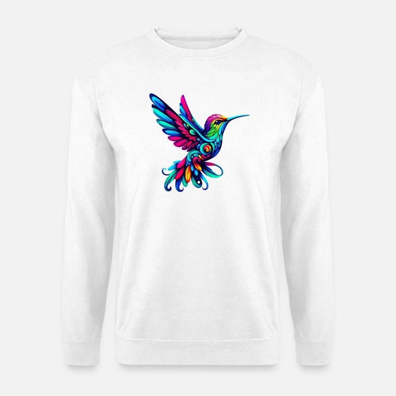 Kolibri - Unisex Pullover - Weiß