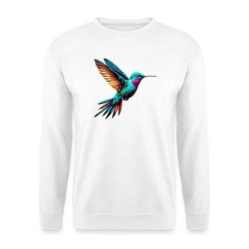 Kolibri - Unisex Pullover - Weiß - Vorne