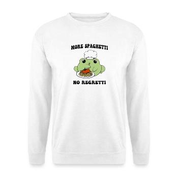 Chef Frog Pasta Delight - Unisex Sweatshirt - white - Front