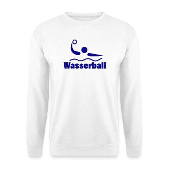 Water polo - Unisex Sweatshirt - white - Front