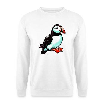 Puffin - Unisex Sweatshirt - white - Front