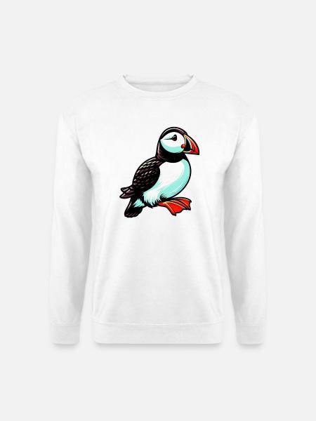 Macareux - Sweat-shirt Unisexe - blanc