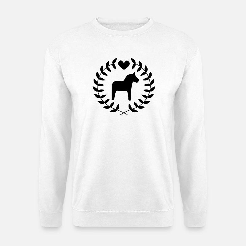 Dalapferdchen - Unisex Pullover - Weiß