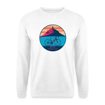 Design de T-shirt Mont Ventoux - Sweat-shirt Unisexe - blanc - Devant