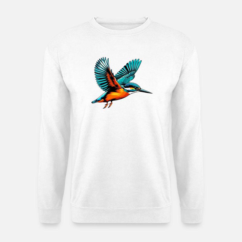 Eisvogel - Unisex Pullover - Weiß