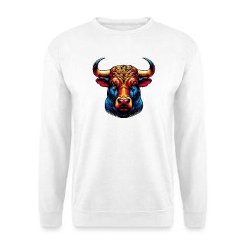 Bull - Unisex Sweatshirt - white - Front