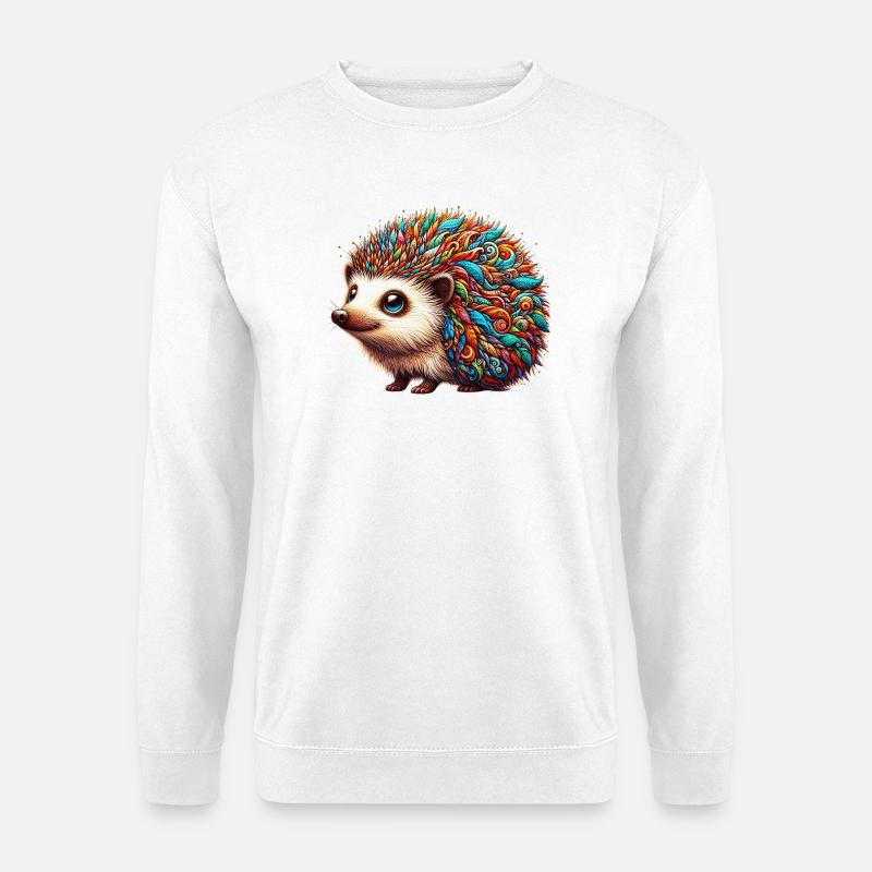 Igel - Unisex Pullover - Weiß