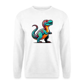 Dinosaure - Sweat-shirt Unisexe - blanc - Devant