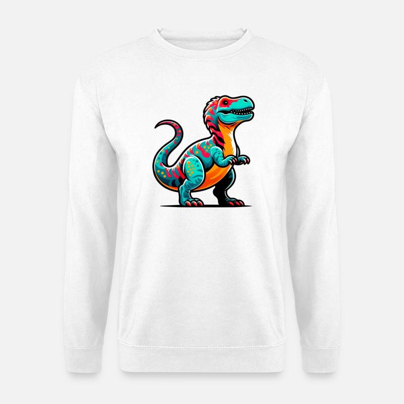 Dinosaurier - Unisex Pullover - Weiß