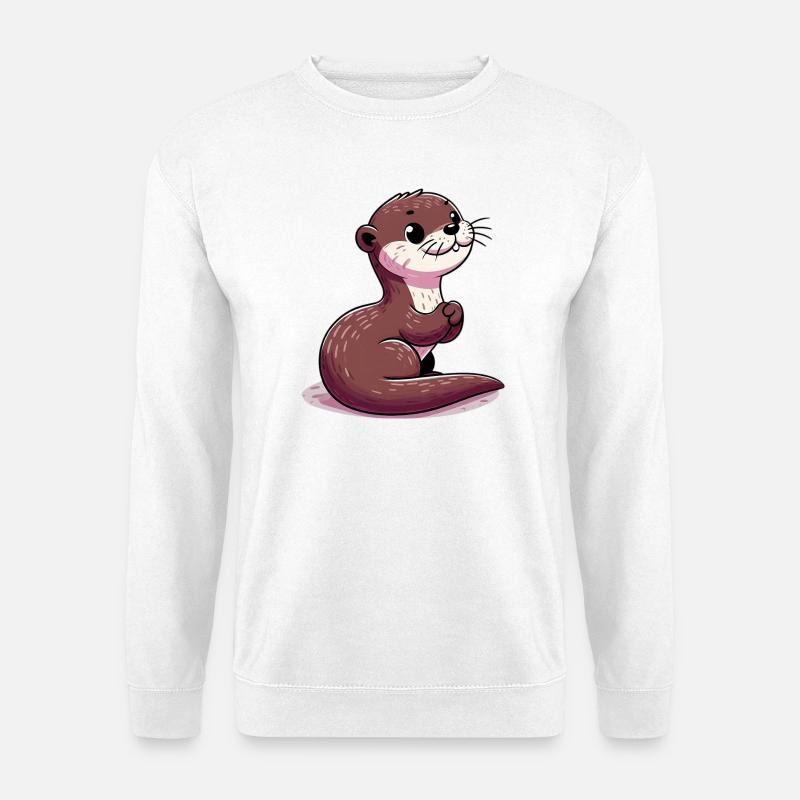Otter - Unisex Pullover - Weiß