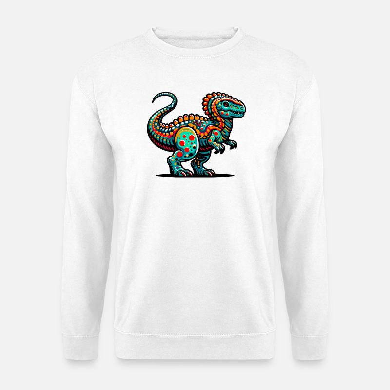 Dinosaurier - Unisex Pullover - Weiß