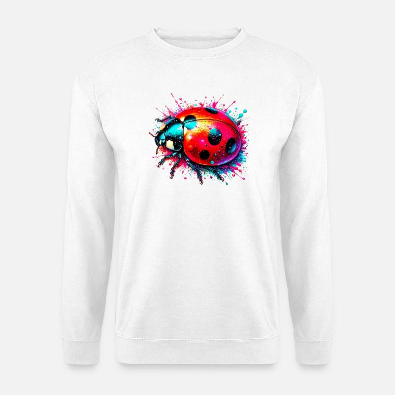 Marienkäfer - Unisex Pullover - Weiß