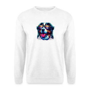 Bouvier bernois - Sweat-shirt Unisexe - blanc - Devant