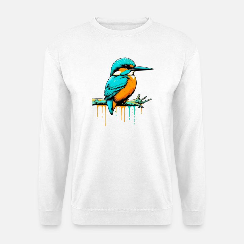 Eisvogel - Unisex Pullover - Weiß