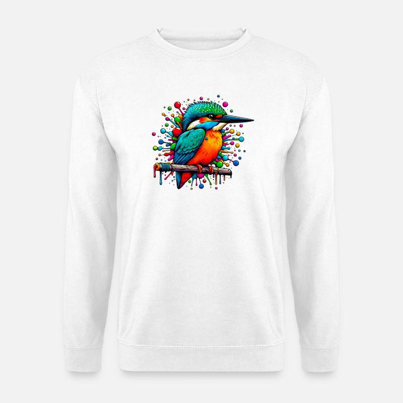 Eisvogel - Unisex Pullover - Weiß