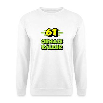 Ornais râleur - Sweat-shirt Unisexe - blanc - Devant