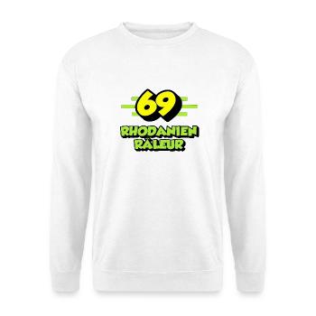 Rhodanien râleur - Sweat-shirt Unisexe - blanc - Devant