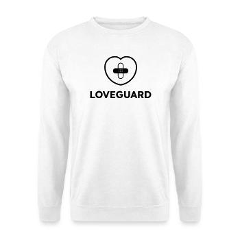 Loveguard Love Savior Valentine's Day Love Guard - Unisex Sweatshirt - white - Front
