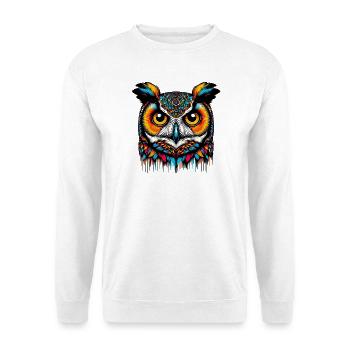 Hibou - Sweat-shirt Unisexe - blanc - Devant