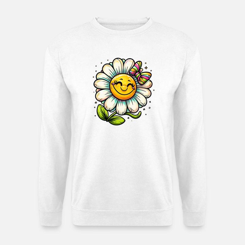 Daisy - Unisex Sweatshirt - white