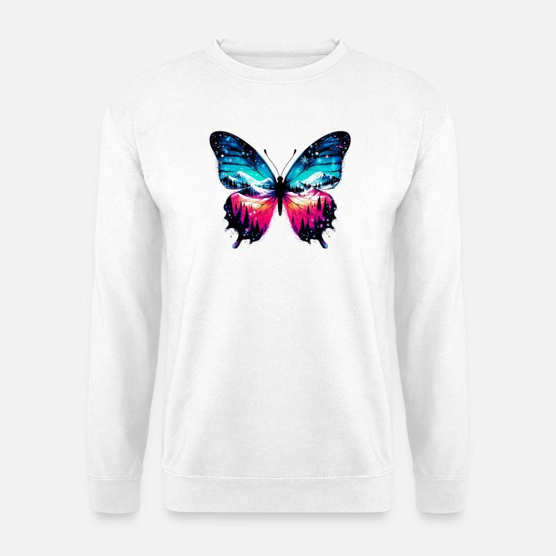 Butterfly - Unisex Sweatshirt - white