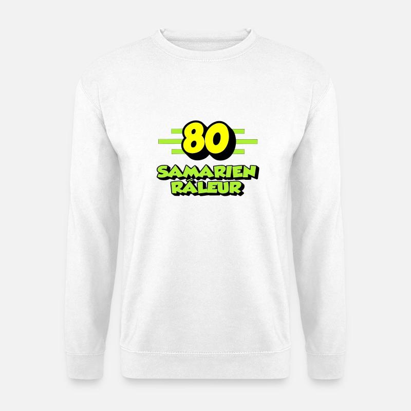 Klagender Samarianer - Unisex Pullover - Weiß