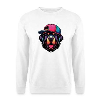 Dog - Unisex Sweatshirt - white - Front