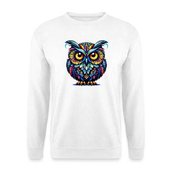 Hibou - Sweat-shirt Unisexe - blanc - Devant