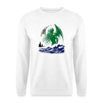 Cthulhu Emerges From The Seas (3 Colors) - Unisex Sweatshirt - white - Front