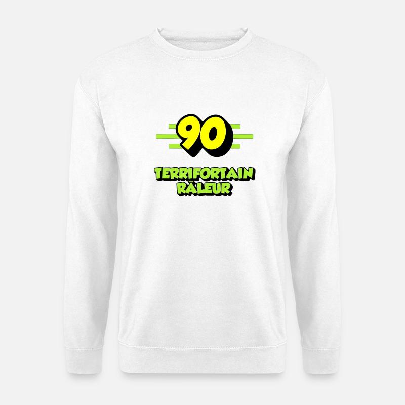 Klagendes Terrifortain - Unisex Pullover - Weiß