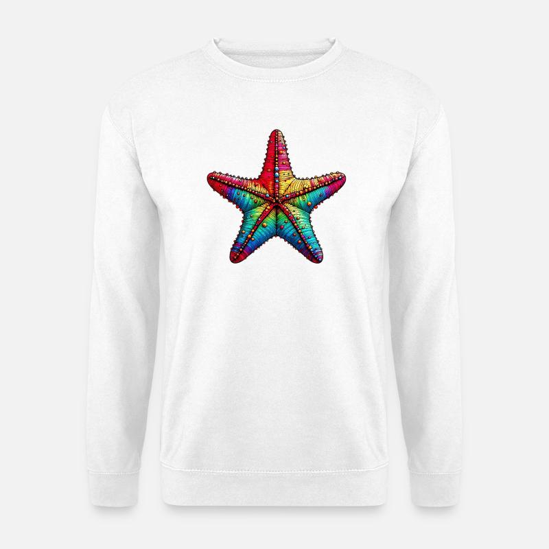 Seestern - Unisex Pullover - Weiß