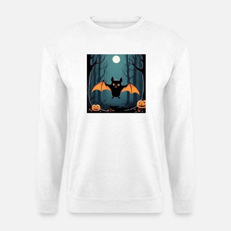 Halloween Bat - Unisex Pullover - Weiß