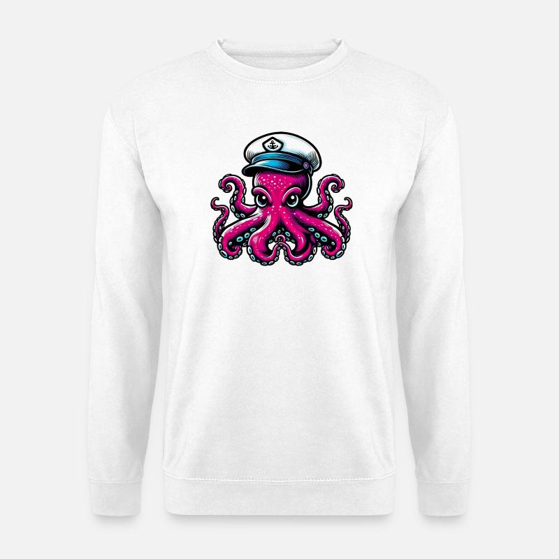 Krake - Unisex Pullover - Weiß