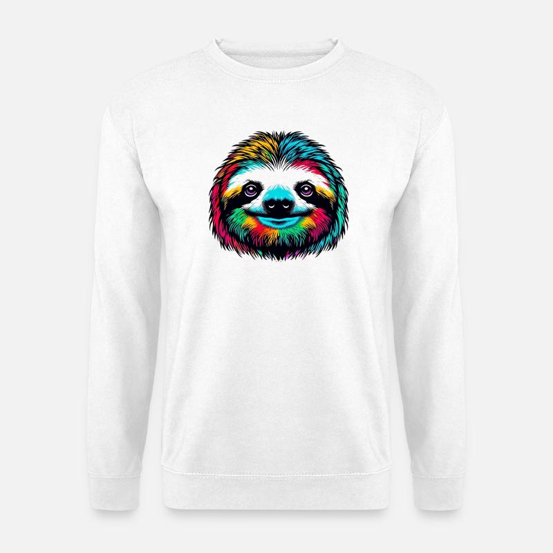 Sloth - Unisex Sweatshirt - white