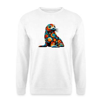Seal - Unisex Sweatshirt - white - Front