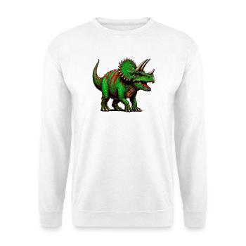 Dinosaurier - Unisex Pullover - Weiß - Vorne