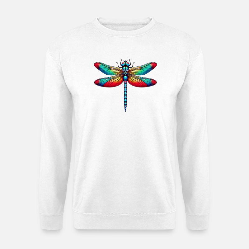 Libelle - Unisex Pullover - Weiß