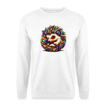Hedgehog - Unisex Sweatshirt - white - Front