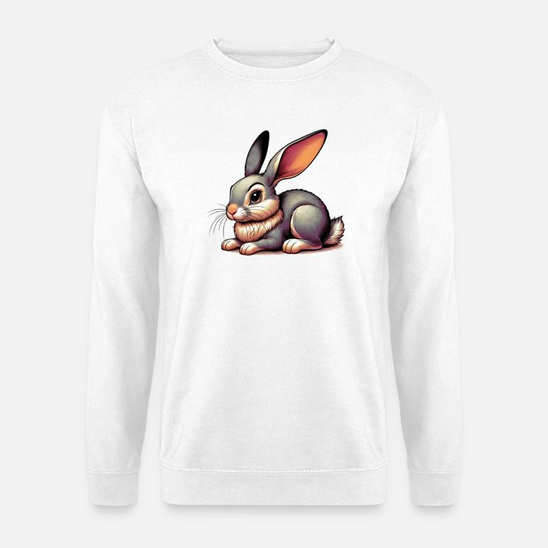 Rabbit - Unisex Sweatshirt - white