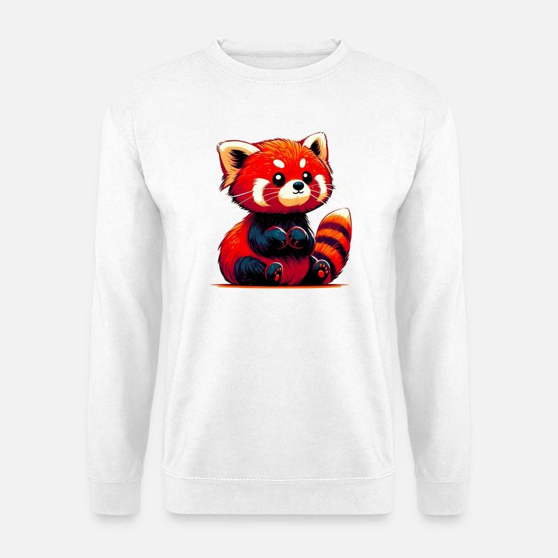 Kleiner Panda - Unisex Pullover - Weiß