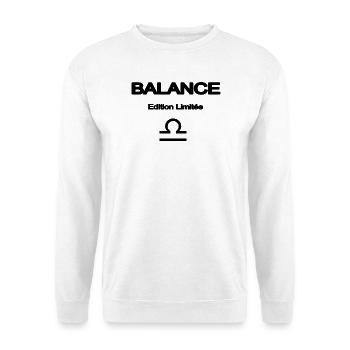 BALANCE SIGNE ASTRO ELEGANT - Sweat-shirt Unisexe - blanc - Devant