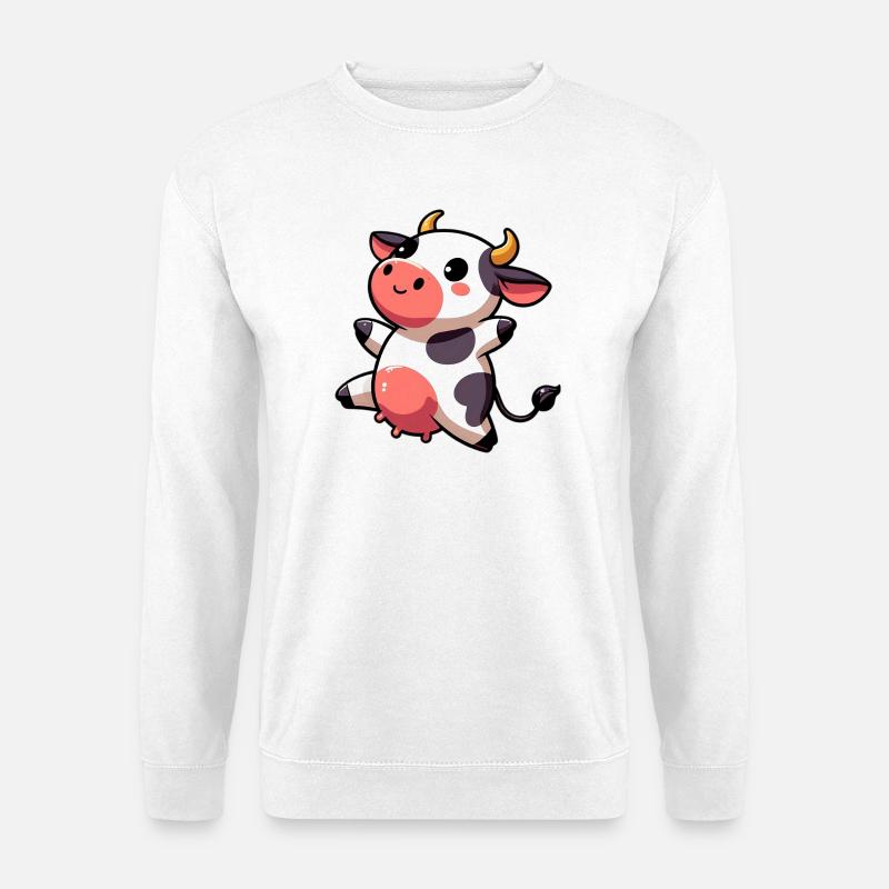 Cow - Unisex Sweatshirt - white