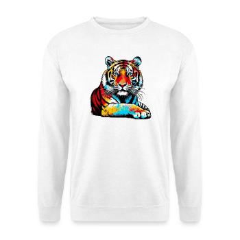 Tiger - Unisex Sweatshirt - white - Front