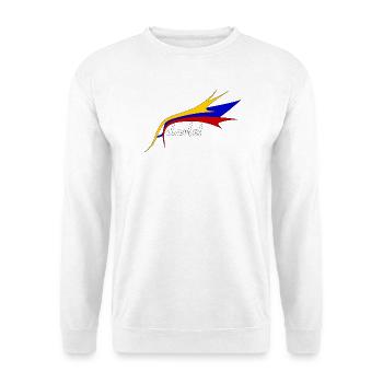 Logo Adarle! - Sweat-shirt Unisexe - blanc - Devant