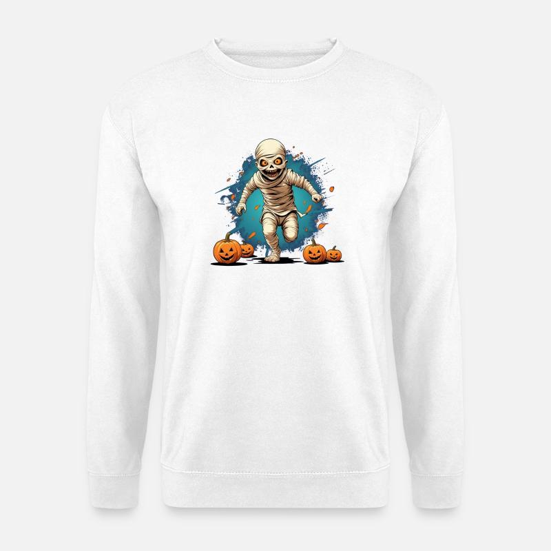 Halloween Mummy - Unisex Pullover - Weiß