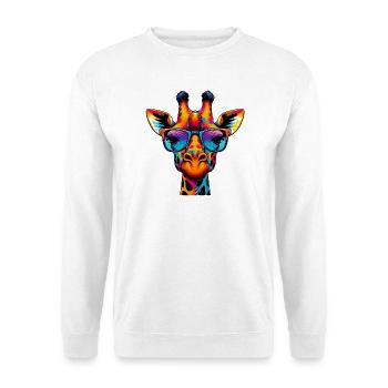 Girafe - Sweat-shirt Unisexe - blanc - Devant