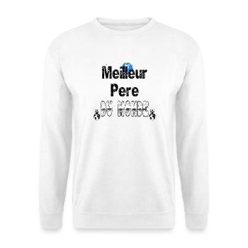 Meilleur Père du Monde - Sweat-shirt Unisexe - blanc - Devant