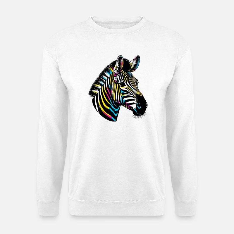 Zebra - Unisex Sweatshirt - white